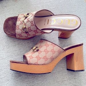 *Never Worn* Gucci platform slides